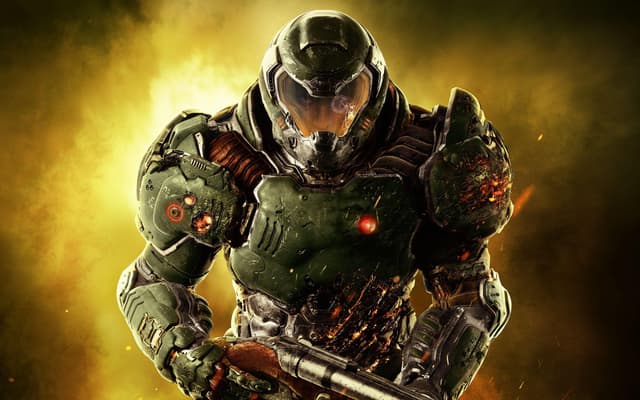 This is cover of DOOM (2016)